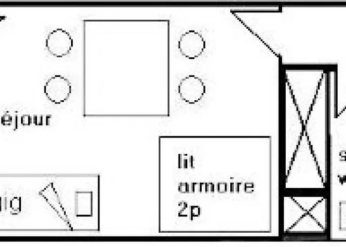 Le France - 3/4 Pers. 4 Couchages - Le France - 440fr - Plagne Centre Mae-9564 Apartment